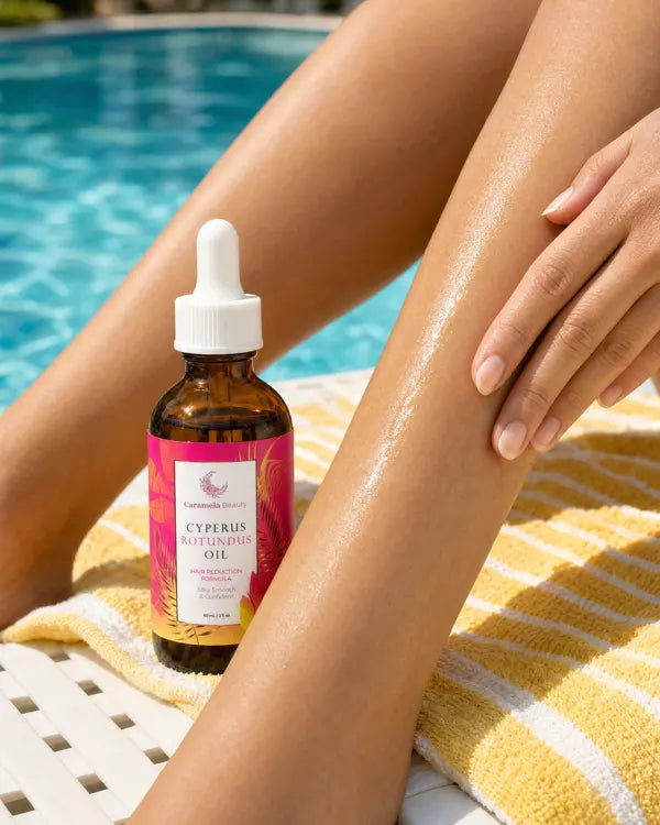 Works on your legs, underarms and bikini line too