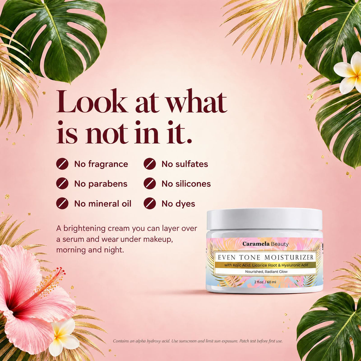 Caramela Beauty Even Tone Brightening Moisturizer