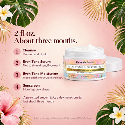 Caramela Beauty Even Tone Brightening Moisturizer