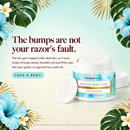 Caramela Beauty Smooth Reset Exfoliating Pads